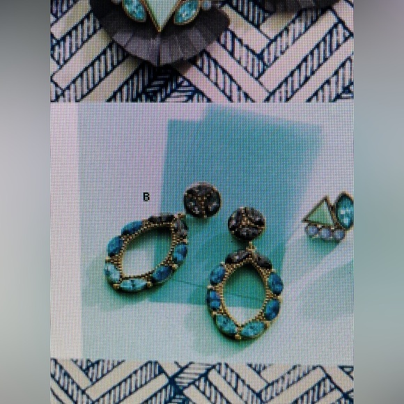 Silpada K&R Collection “Peacock Punch” Earrings - Picture 5 of 6